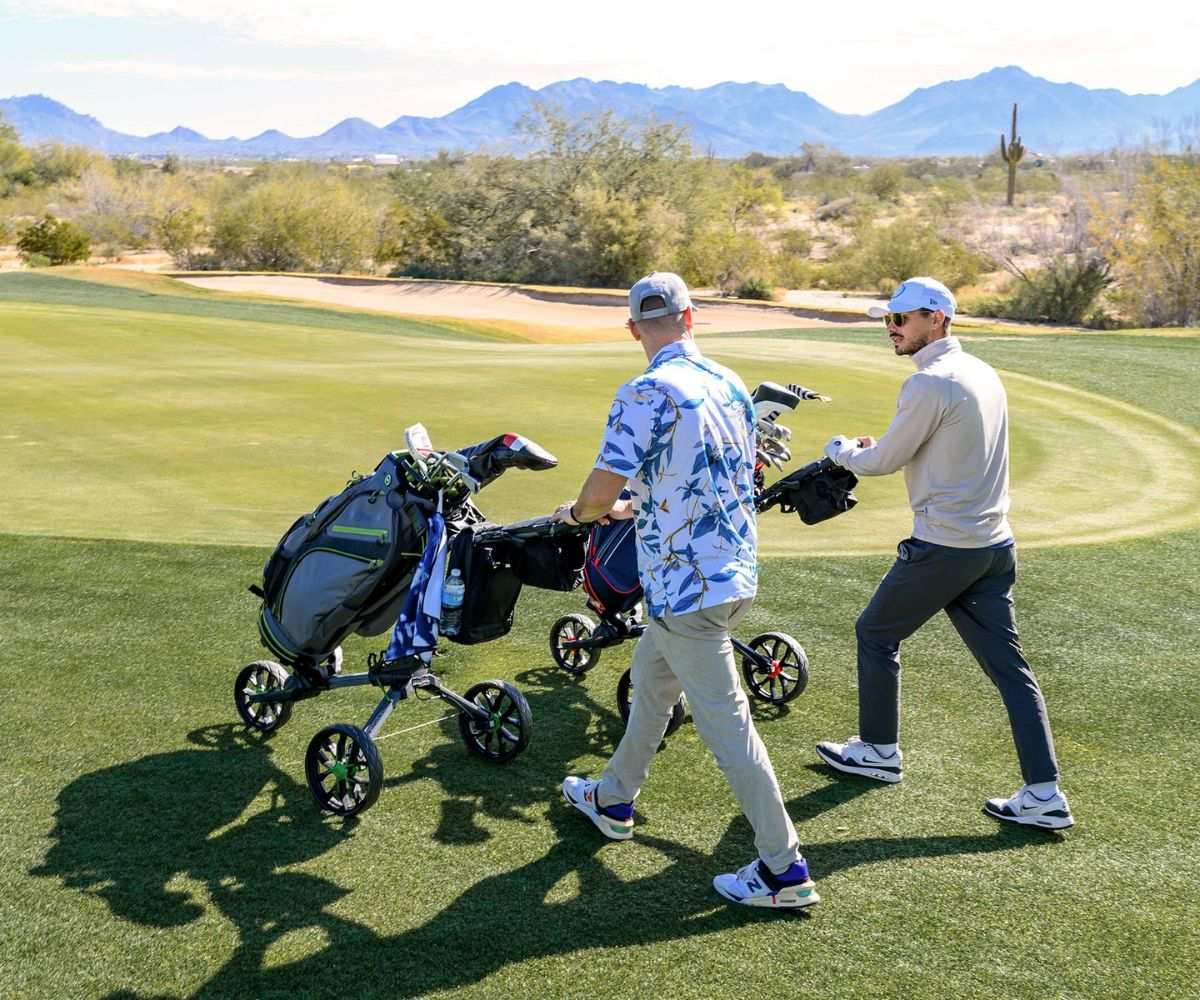 Chariot Manuel Bag Boy Nitron Léger, Compact et pliable en une fois