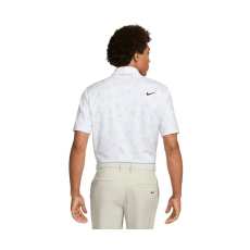Polo Nike Dri-Fit Tour Micro Print White