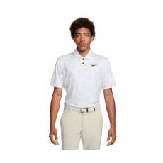 Polo Nike Dri-Fit Tour Micro Print White