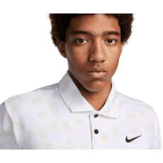Polo Nike Dri-Fit Tour Micro Print White