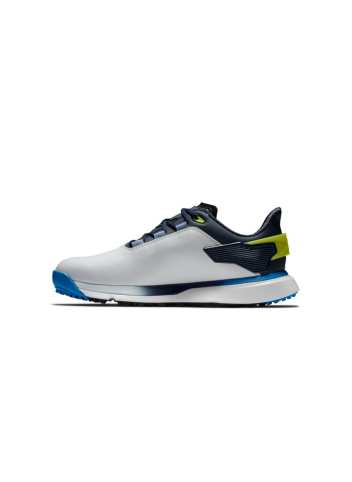 Chaussures Footjoy Pro SLX White Navy Blue Profil