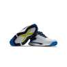 Chaussures Footjoy Pro SLX White Navy Blue Présentation Paire + Semelle