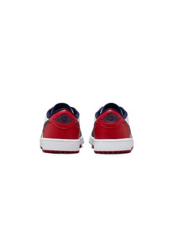 Chaussures Nike Air Jordan 1 Low G White Navy Red Vue Arrière