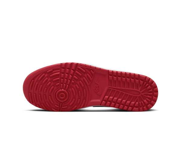 Chaussures Nike Air Jordan 1 Low G White Navy Red Semelle