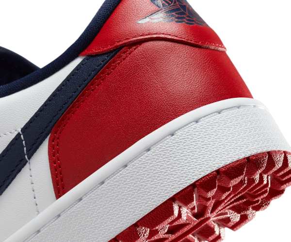 Chaussures Nike Air Jordan 1 Low G White Navy Red Zoom Arrière
