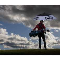 Parapluie Ping Tour Umbrella White/Black 68'' Lifestyle 1