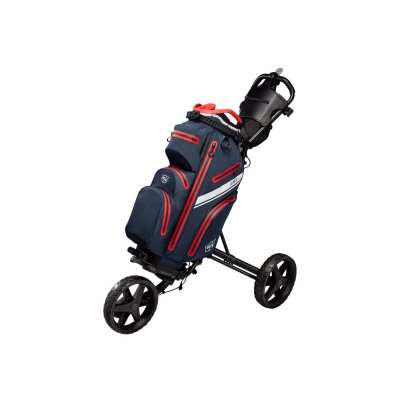 Sac Chariot Wilson Staff Exo Dry Navy Red White Présentation Chariot