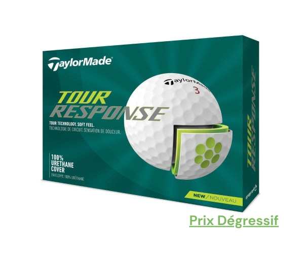 Balles Taylormade Tour Response Dozen Face