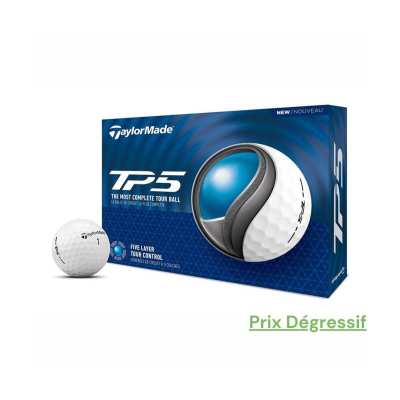 Balles Taylormade TP5 2024 White Dozen