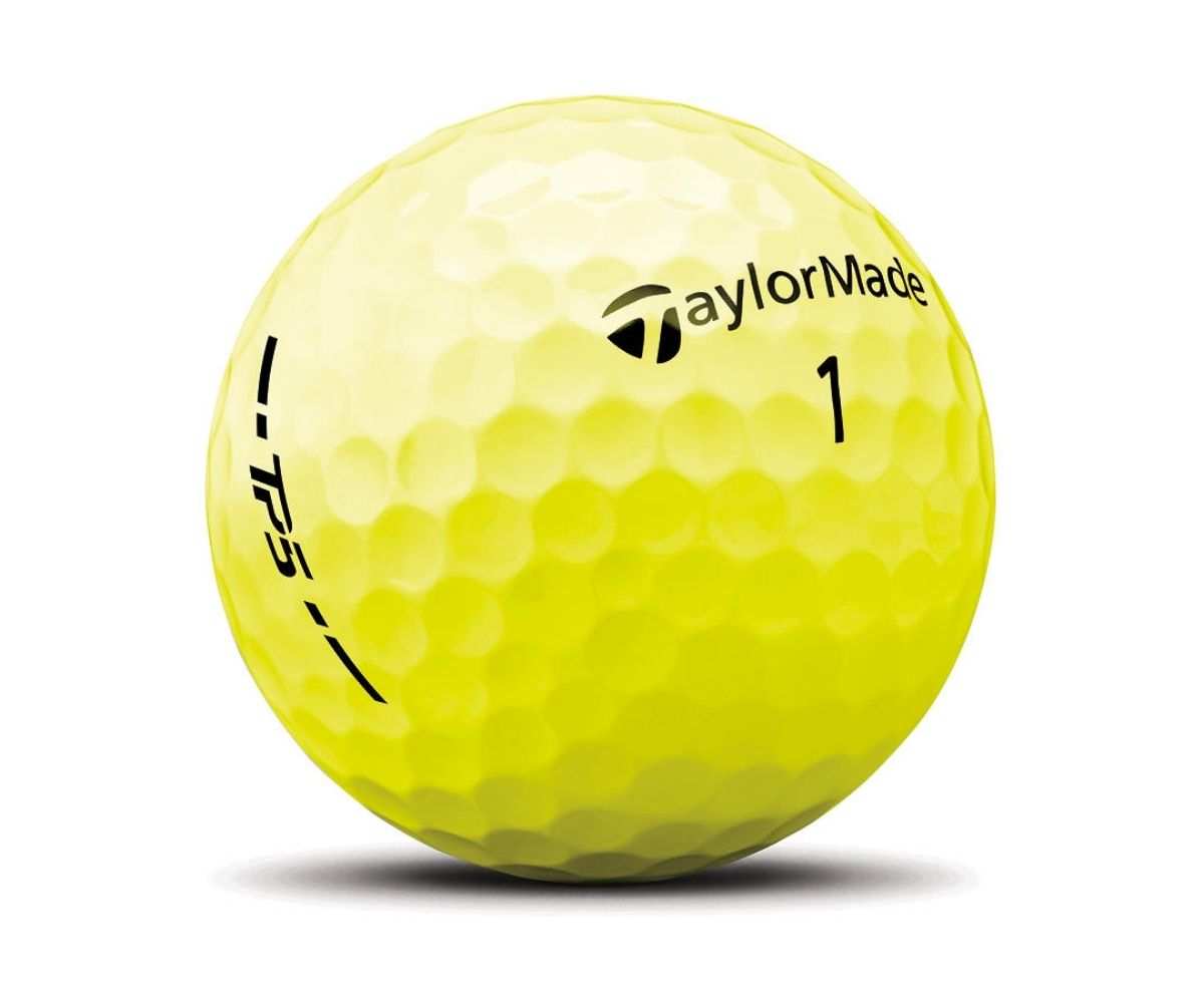 Balles Taylormade TP5 2024 Unité Yellow
