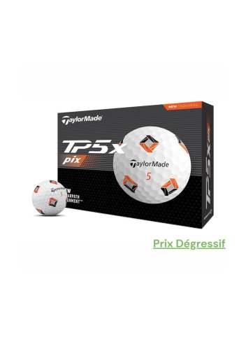 Balles Taylormade TP5x Pix 3.0 2024 Dozen