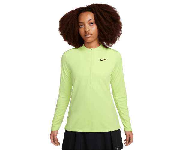 Sweat Femme Nike Dri-Fit Advantage UV 1/2 Zip Top Lime