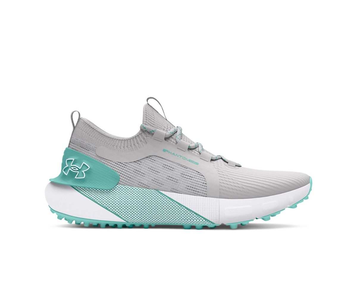 Chaussures Femmes Under Armour Phantom Golf Grey Turquoise