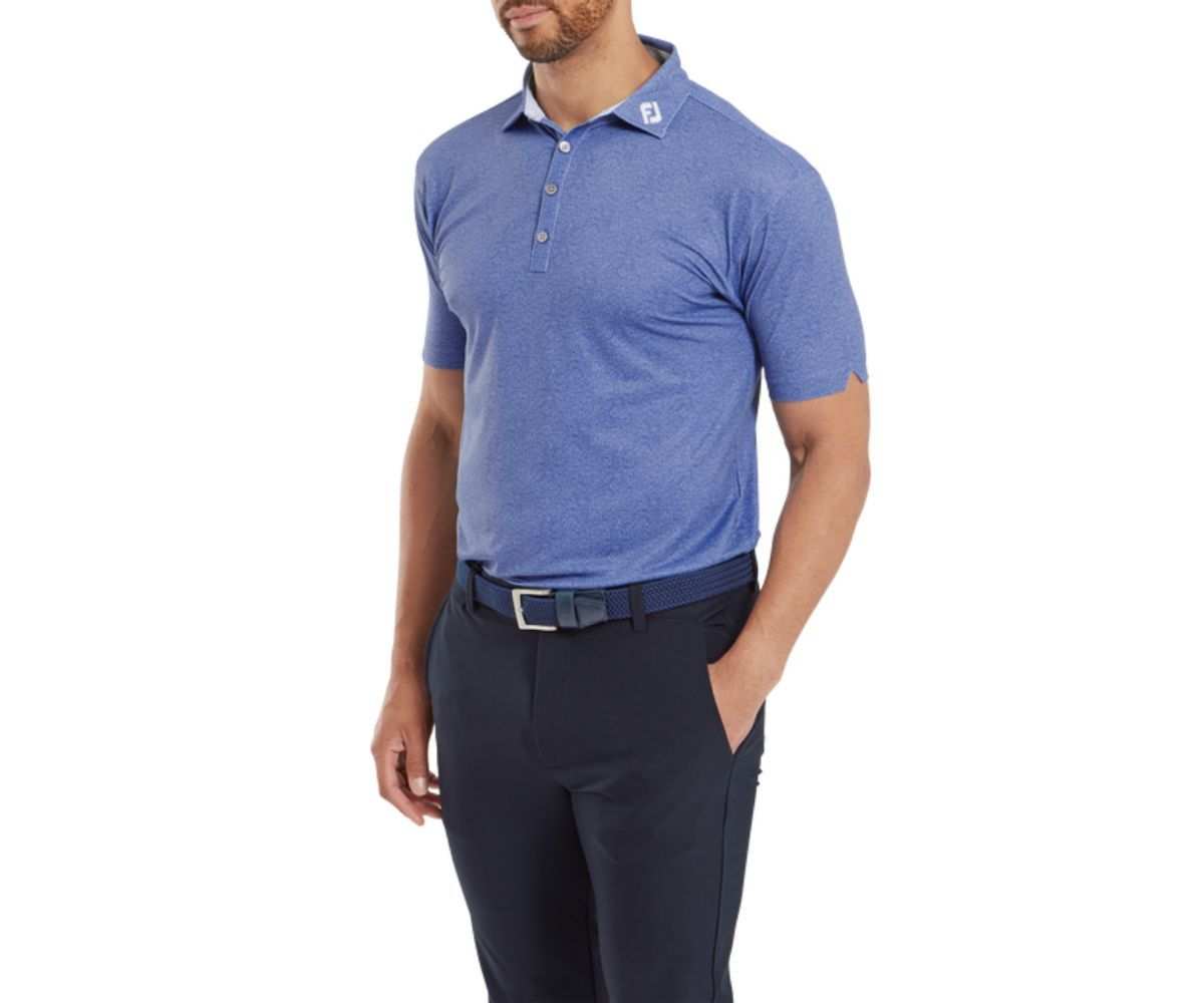 Polo Footjoy Texture Print with Parachute Trim