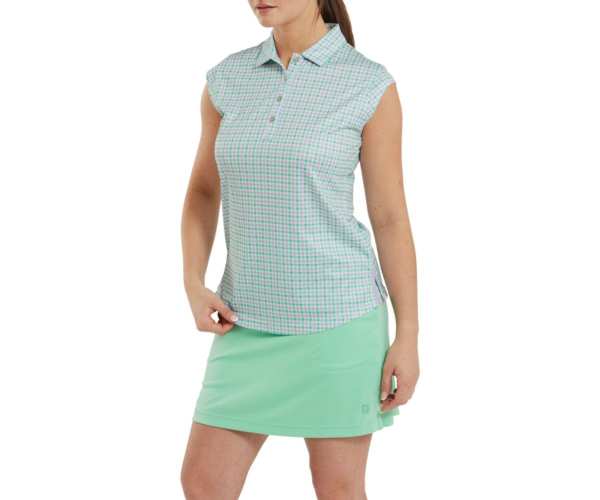 Polo Femme Footjoy Gingham Print SS24