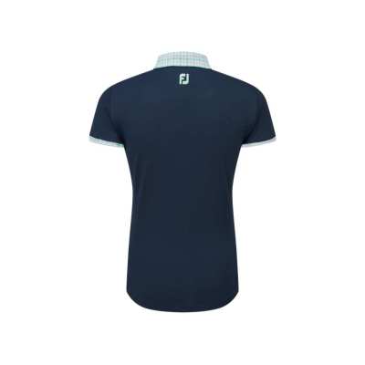 Polo Femme Footjoy Gingham Trim SS24