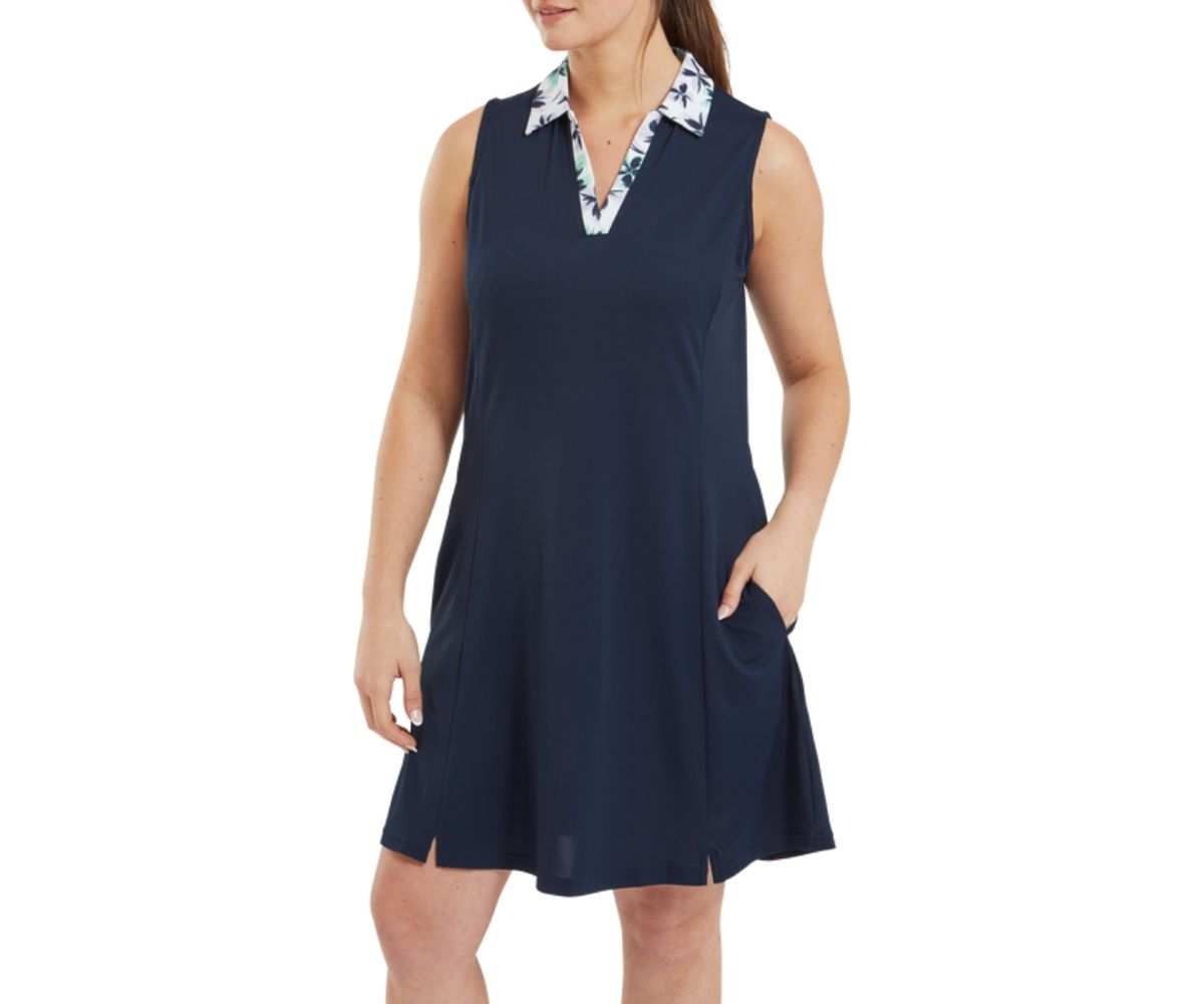 Robe Footjoy Floral Trim SS24 Navy