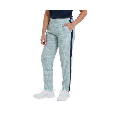 Pantalon Femme Footjoy Light Cropped 7/8 SS24 Vichy Lavender Mint