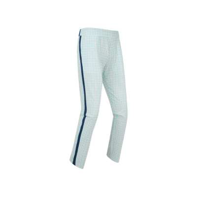 Pantalon Femme Footjoy Light Cropped 7/8 SS24 Vichy Lavender Mint