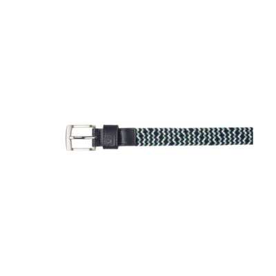 Ceinture Femme Footjoy Braided Belt SS24 Navy White Mint