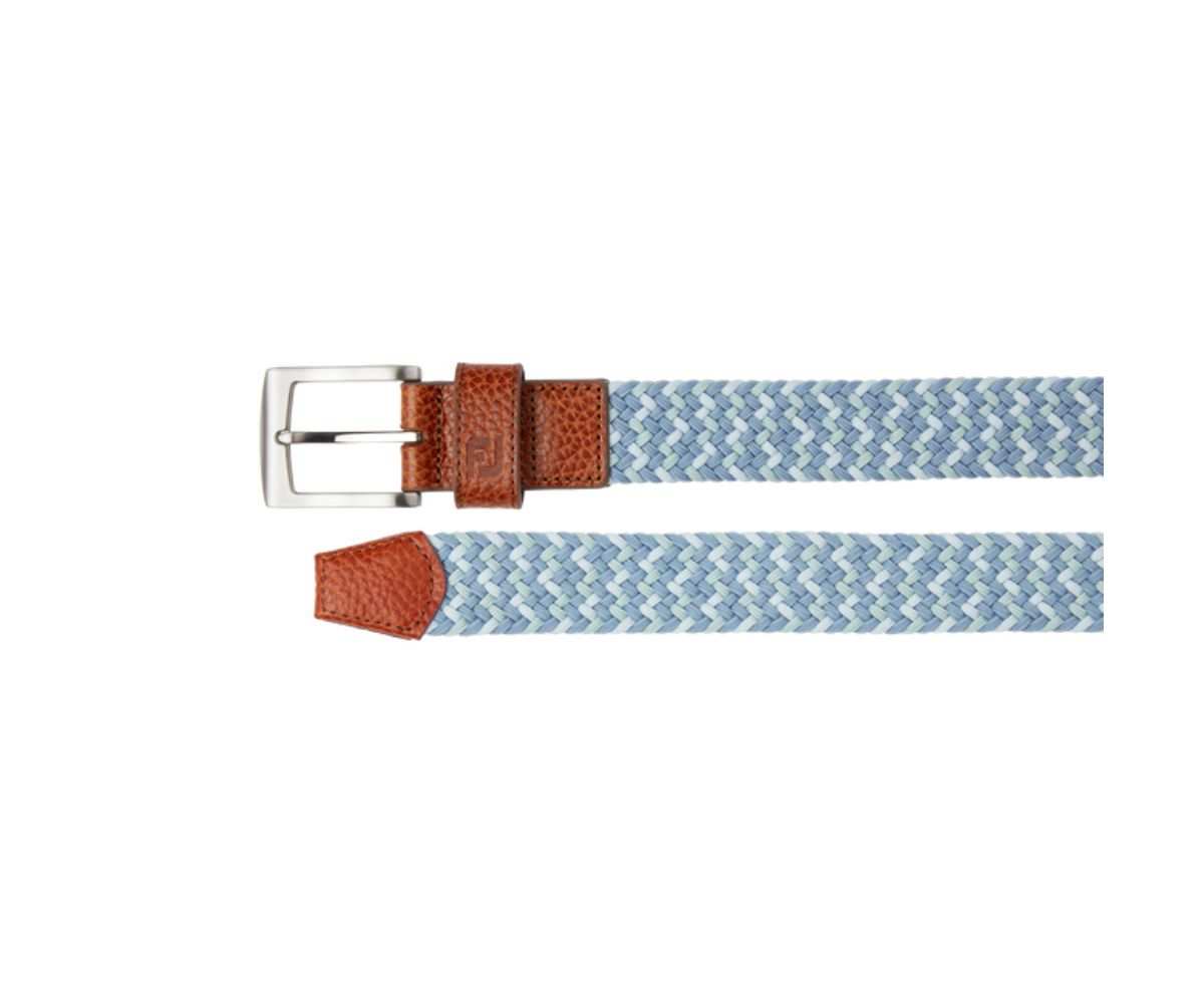 Ceinture Footjoy Braided Belt SS24 Grey Blue