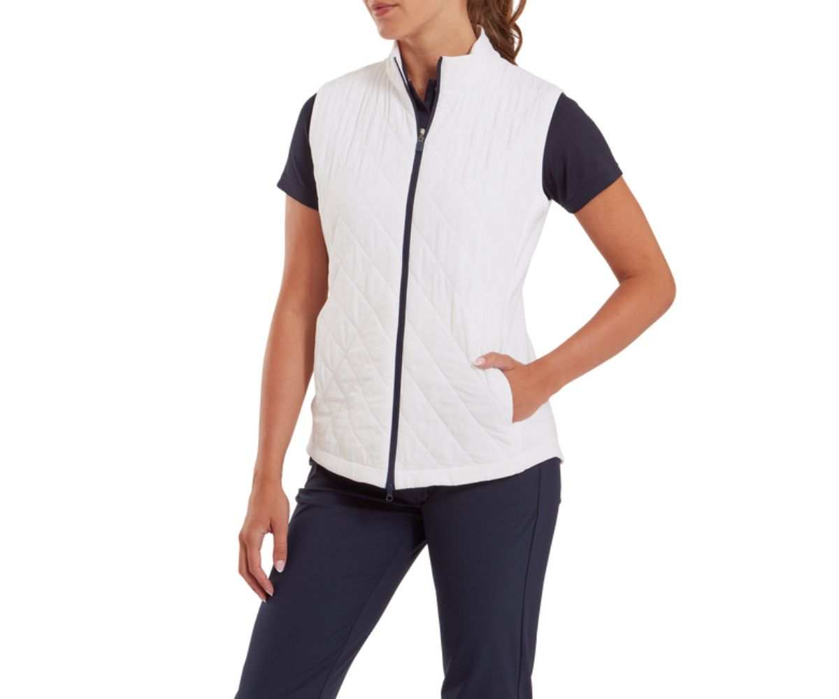 Veste Femme Sans Manche Footjoy Light Insulated SS24 White