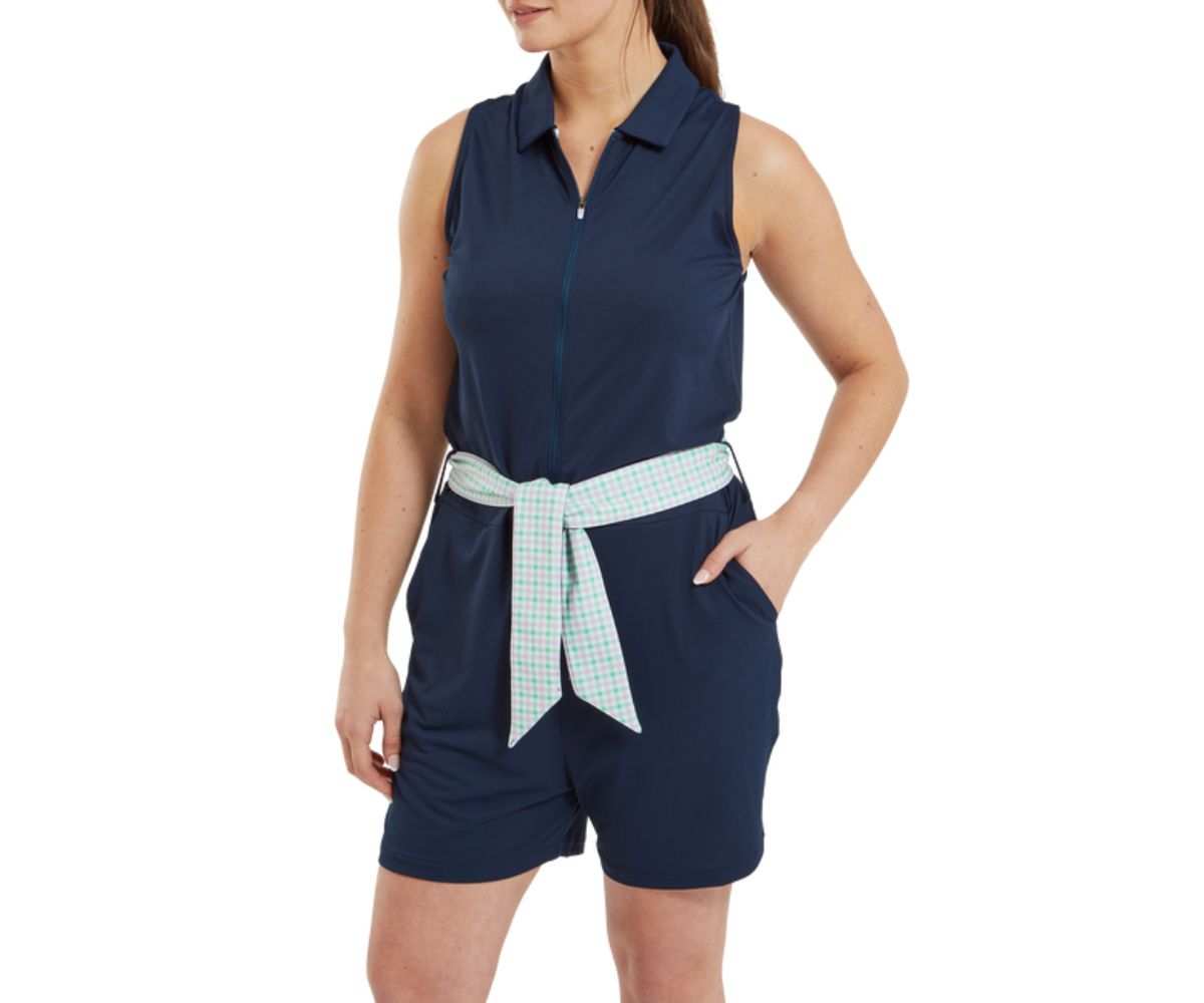 Combi Short Sans Manche Footjoy Romper SS24 Navy