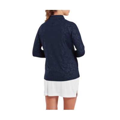 Veste Femme Footjoy Floral Embossed Midlayer SS24 Navy