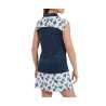 Polo Femme Footjoy Blocked Floral Cap Sleeve SS24 Navy