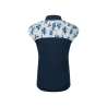 Polo Femme Footjoy Blocked Floral Cap Sleeve SS24 Navy