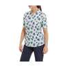 Polo Femme Footjoy Floral SS24 Lavender Mint Navy