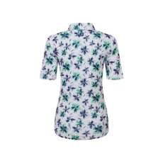 Polo Femme Footjoy Floral SS24 Lavender Mint Navy