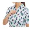 Polo Femme Footjoy Floral SS24 Lavender Mint Navy