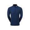Pull Footjoy Glen Plaid Print Midlayer SS24 Navy