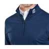 Pull Footjoy Glen Plaid Print Midlayer SS24 Navy
