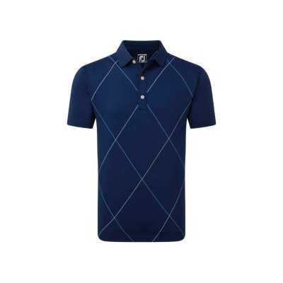 Polo Footjoy Raker Print SS24 Navy