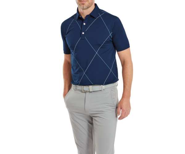 Polo Footjoy Raker Print SS24 Navy