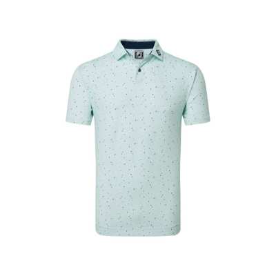 Polo Footjoy Tweed Texture SS24 Sea Glass