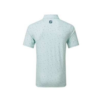 Polo Footjoy Tweed Texture SS24 Sea Glass