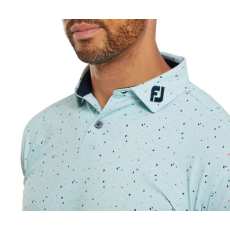 Polo Footjoy Tweed Texture SS24 Sea Glass