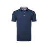 Polo Footjoy Solid With Primrose Trim Self Collar SS24 Navy