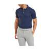 Polo Footjoy Solid With Primrose Trim Self Collar SS24 Navy