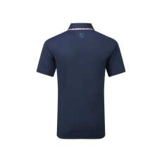 Polo Footjoy Solid With Primrose Trim Self Collar SS24 Navy