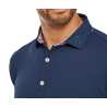 Polo Footjoy Solid With Primrose Trim Self Collar SS24 Navy