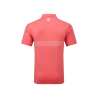 Polo Footjoy Engineered Pinstripe SS24 Coral Red White
