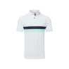 Polo Footjoy Double Chest Band Pique SS24 White