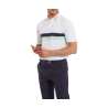 Polo Footjoy Double Chest Band Pique SS24 White