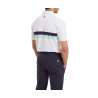 Polo Footjoy Double Chest Band Pique SS24 White