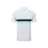 Polo Footjoy Double Chest Band Pique SS24 White