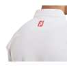 Polo Footjoy Double Chest Band Pique SS24 White